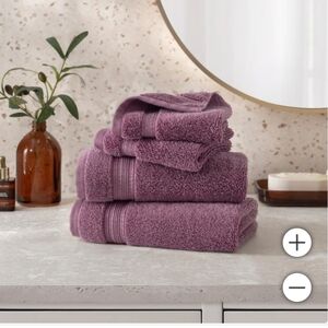 (5)Charisma Soft 100% Hygro Cotton 4-piece Hand and Washcloth Towel Set